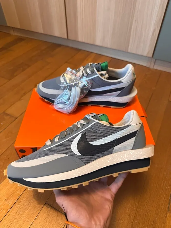 Sacai x Clot x LD Waffle gris 42,5 - photo numéro 2