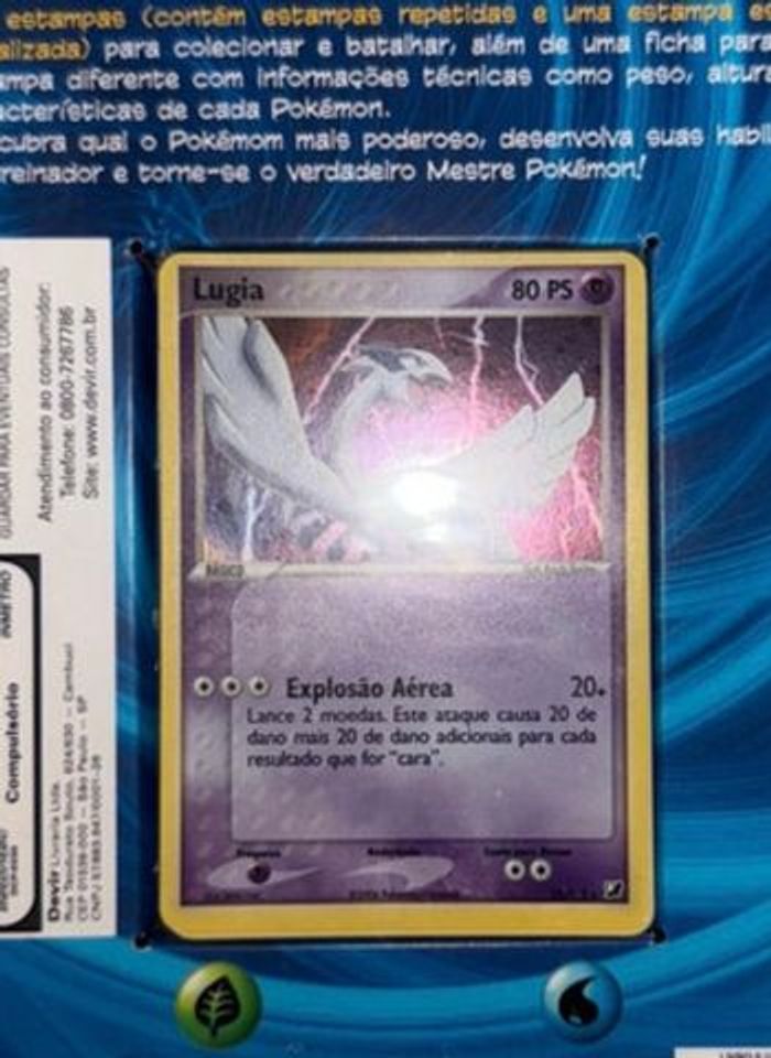 Decks Pokémon Lugia EX Forces Cachées de 2007 version portugaise - photo numéro 3