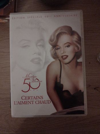 Dvd Marilyn Monroe certains l'aiment chaud