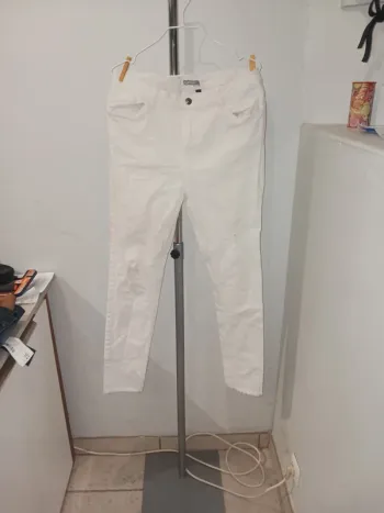 Jean blanc T42