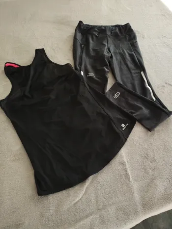 Ensemble sport Domyos et kalenji XS