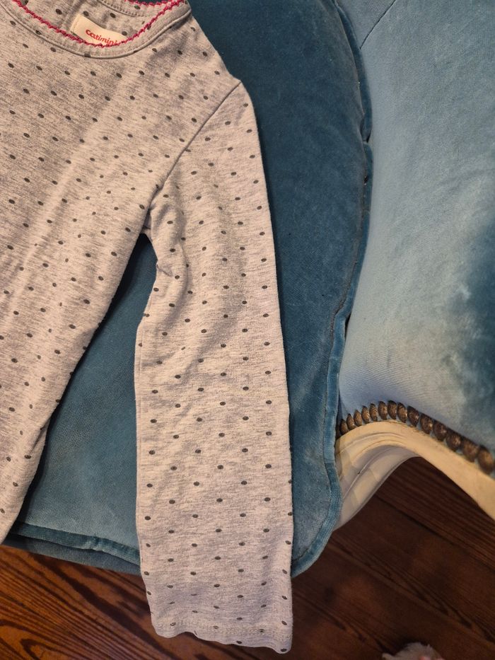 Tee shirt manches longues Catimini t. 3 ans - photo numéro 4