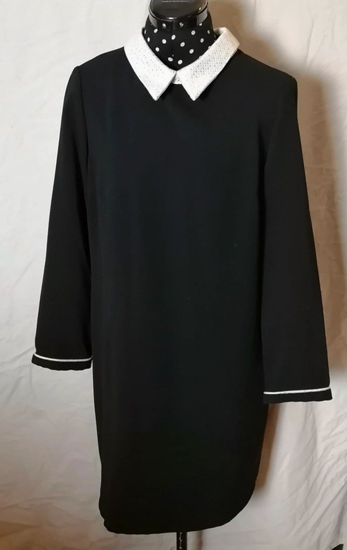 Robe noir et blanc col doré Taille S It Hippie - photo numéro 2