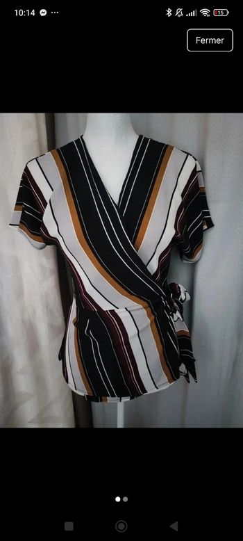 Top cache-coeur new look taille s