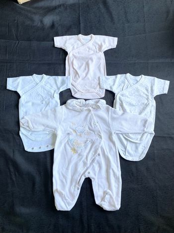 Pyjama et 3 bodies fille 3 mois, été