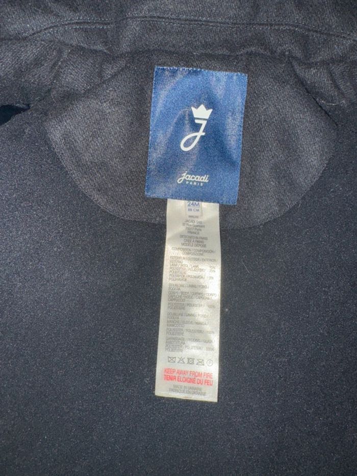 Caban chaud Jacadi  24 mois Valeur 129 euros - photo numéro 4