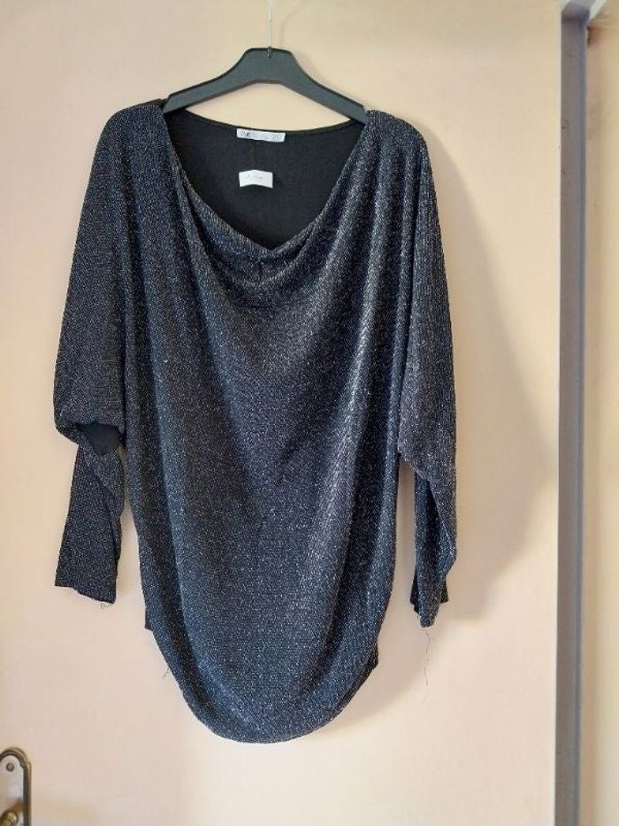Blouse avec strass