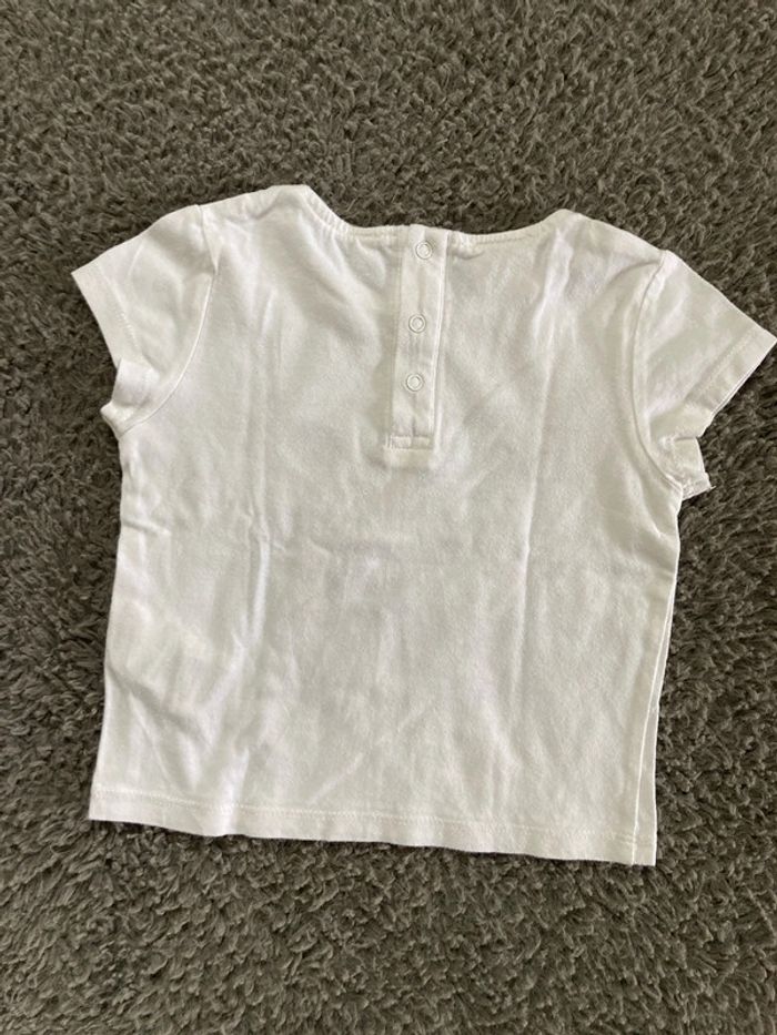 Teeshirt MC blanc 18 mois - photo numéro 2
