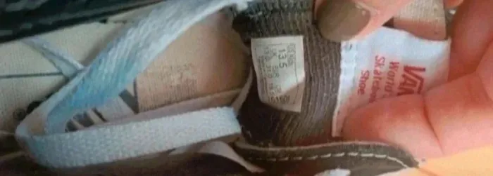 Baskets vans montantes pointure 31 a lacets - photo numéro 7