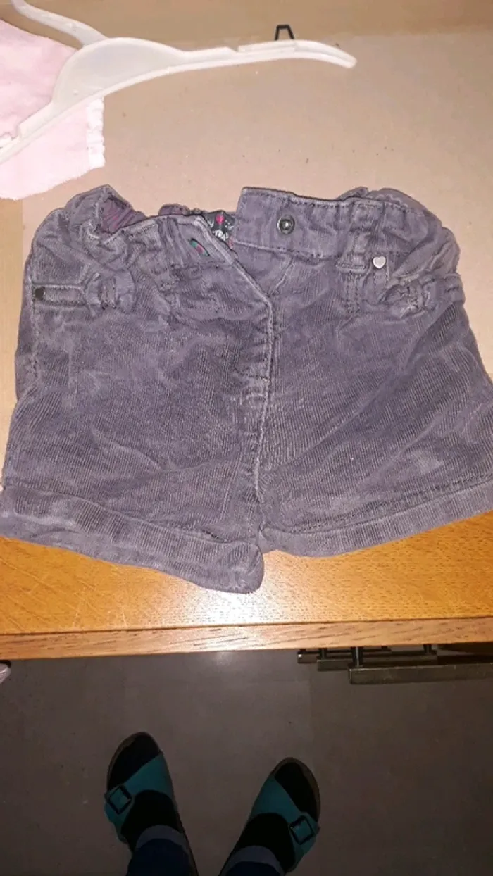 Short 12 mois fille