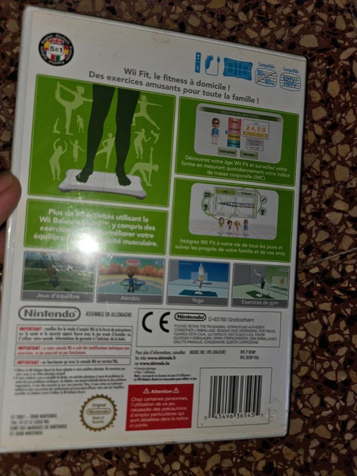 Jeu wii fit - photo numéro 3