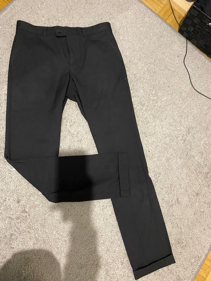Pantalon de costume noir - photo numéro 2