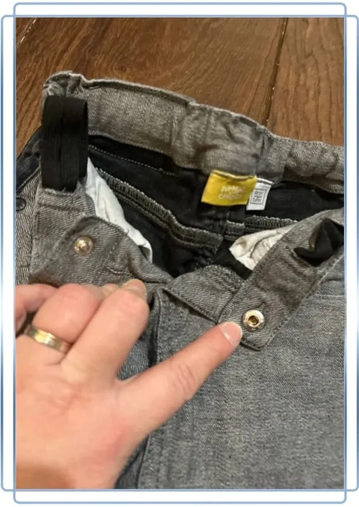 pantalon jean garcon gris chine et noir My Chicco 3 ans - photo numéro 9