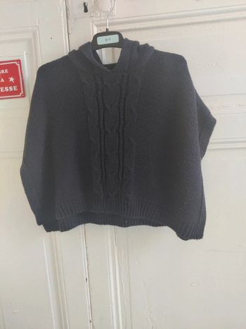 Poncho bleu marine Vertbaudet 4 ans