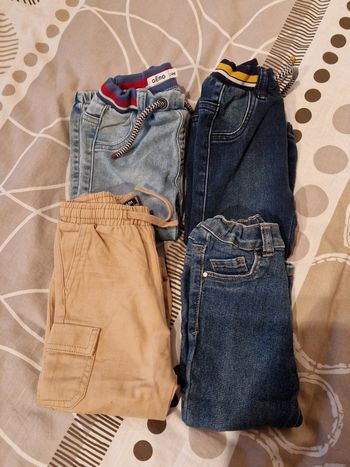 Lot de 4 pantalons garçon 24 mois