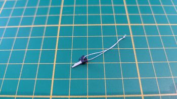 Clé de contact 69-2 pièce détachée Citroën 2CV 2 CV Charleston 1/8 1:8 1/8ème Altaya #D20