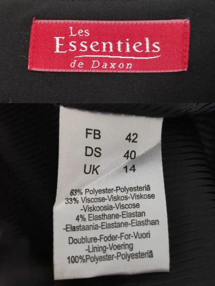 Robe droite poche style année 50 60 vintage / Daxon - 42/XL - photo numéro 11