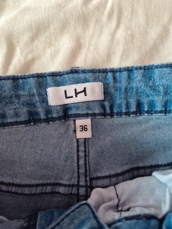 Short en jean La Halle 36 - photo numéro 2