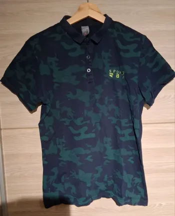 Polo manches courtes homme camouflage taille M RB7