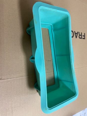 Moule à cake avec plaque en verre et silicone