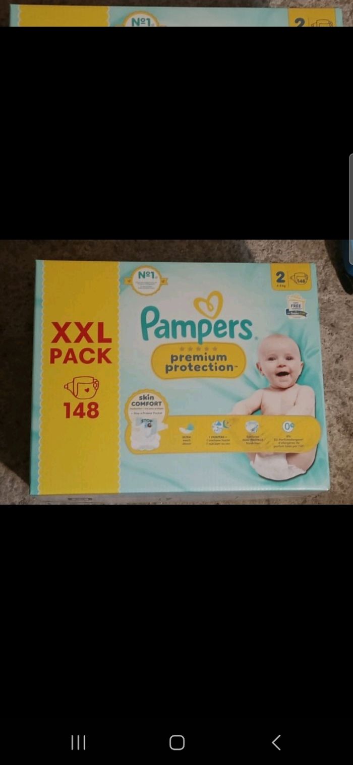 25 euro le XXL pack pampers premium protection taille 2