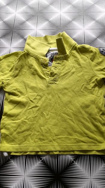 Polo vert pomme 2-3ans