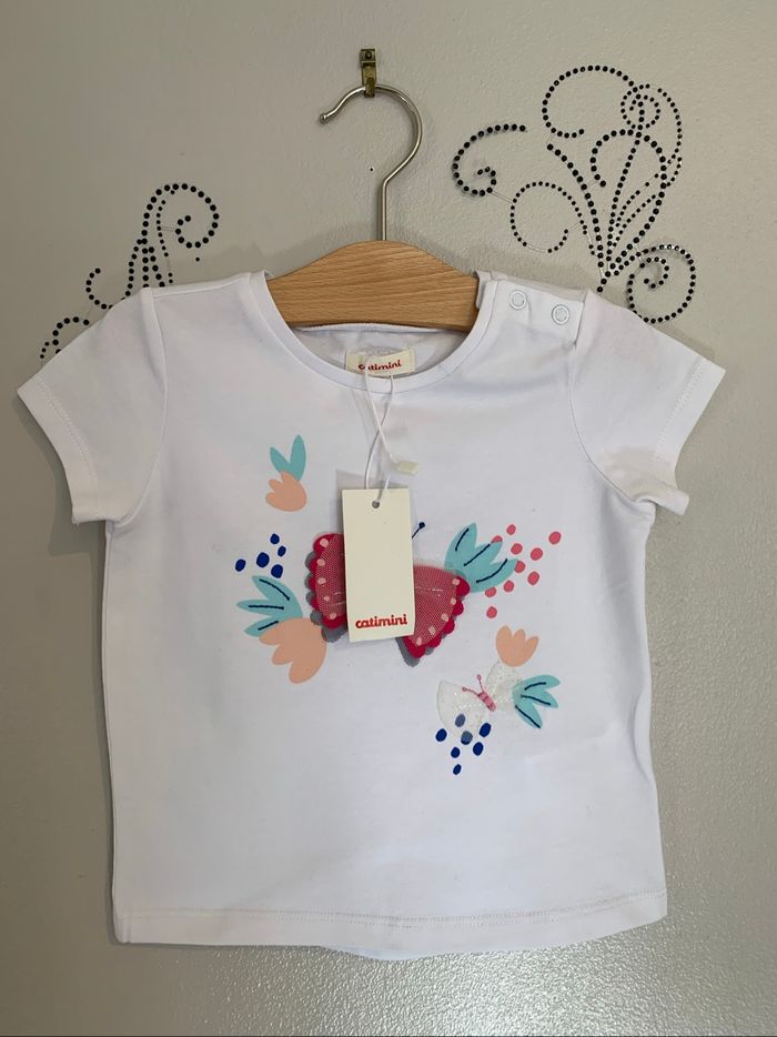 Tee-shirt Catimini 18 mois 80 cm - photo numéro 2