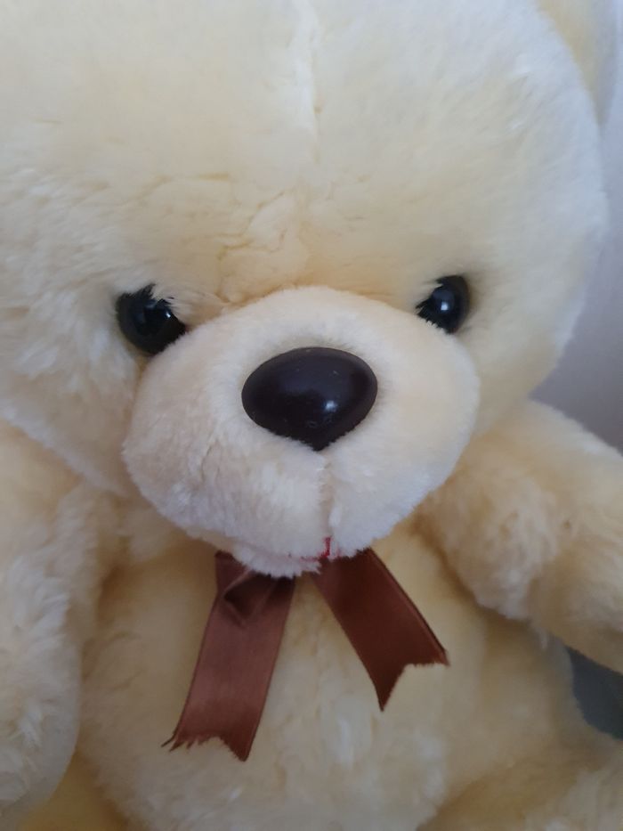 Peluche Nounours jaune - photo numéro 2