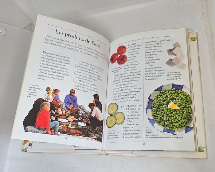 "Petit guide du bien-être. L'alimentation au fil des saisons".
60 pages.
ISBN : 3.8290.3662.0 - photo numéro 6