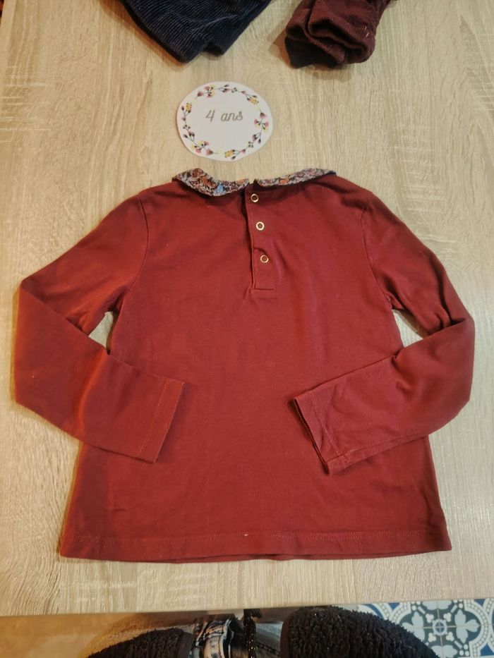 Ensemble chic fille 4 ans Cyrillus, petit bateau tbe - photo numéro 7