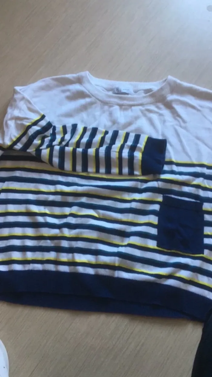 Pull rayé la redoute - photo numéro 4