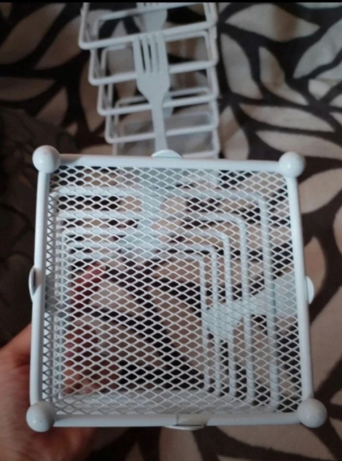 Lot de deux rangements ou égouttoirs à couverts "Gifi" neufs - photo numéro 3