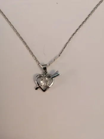 Pendentif cœur brillant