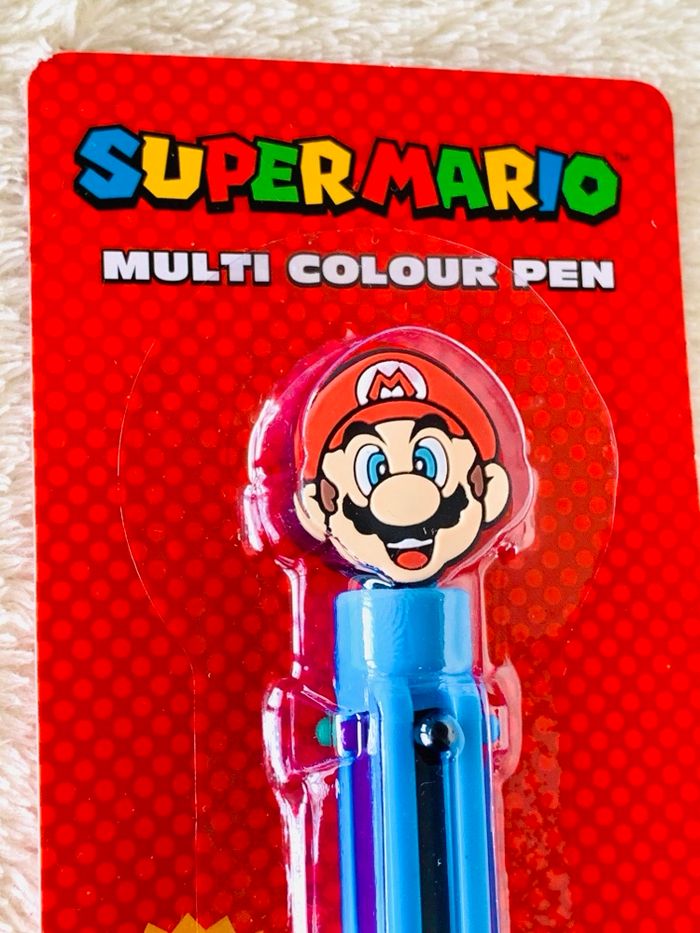 Stylo bille Mario Bros 6 couleurs différentes dans 1 stylo - photo numéro 4