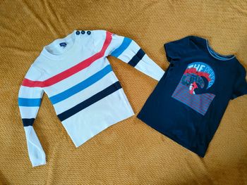 Ensemble pull t-shirt la plage aux trésors Sergent Major