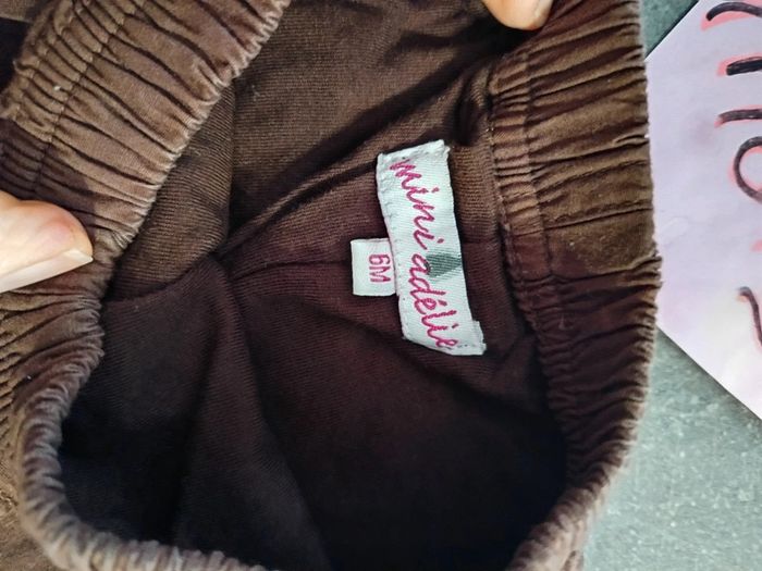 Pantalon large marron 6 mois - photo numéro 3