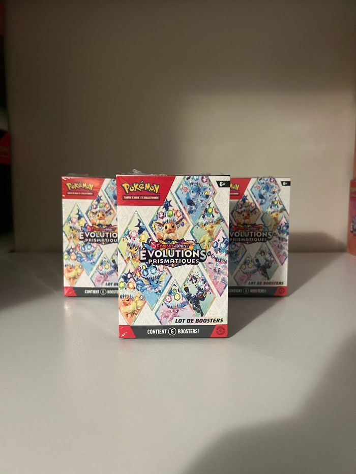x3 Bundle EV8.5 Évolutions Prismatiques