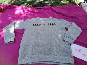 sweat pull  manche longue 12 ans Kiabi