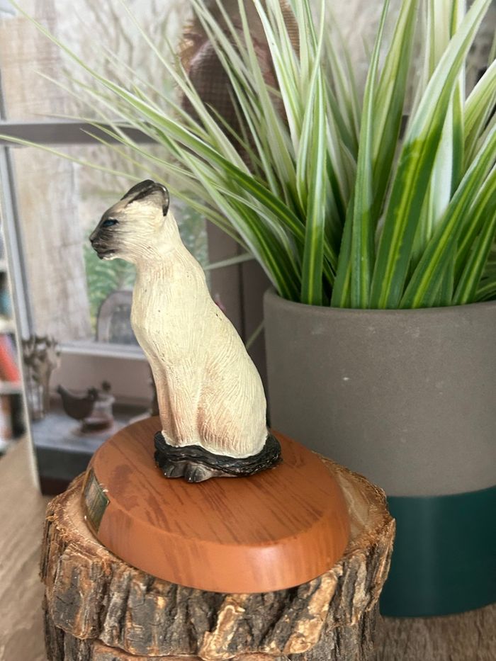 Figurine chat, siamois - photo numéro 5