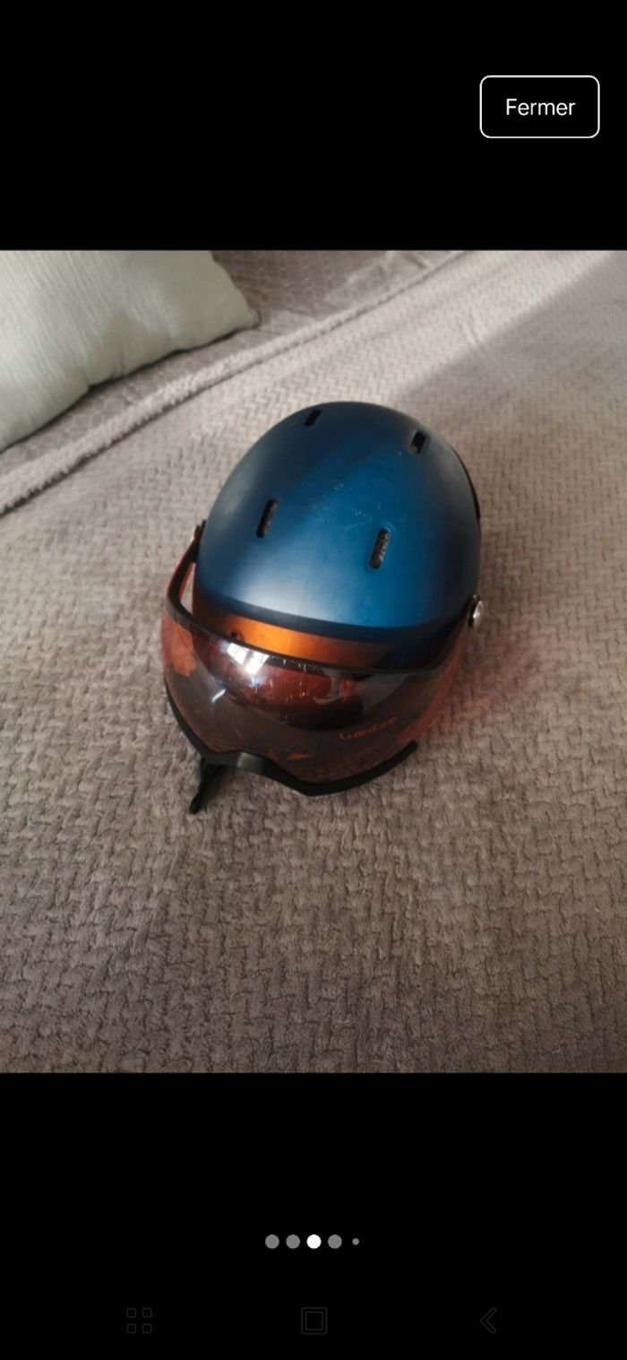 Casque de ski  avec visière - photo numéro 3