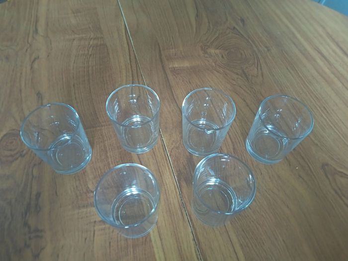 6 petits verres, verrines en bon état - photo numéro 3