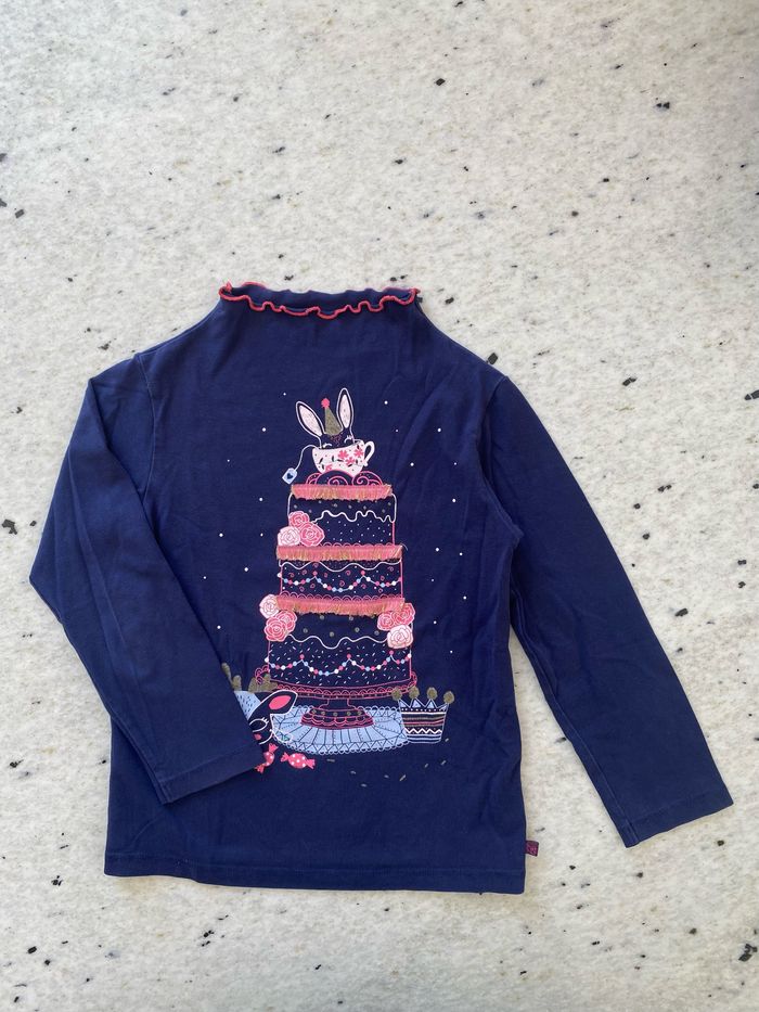 T-shirt manches longues col montant Lcdp 6ans