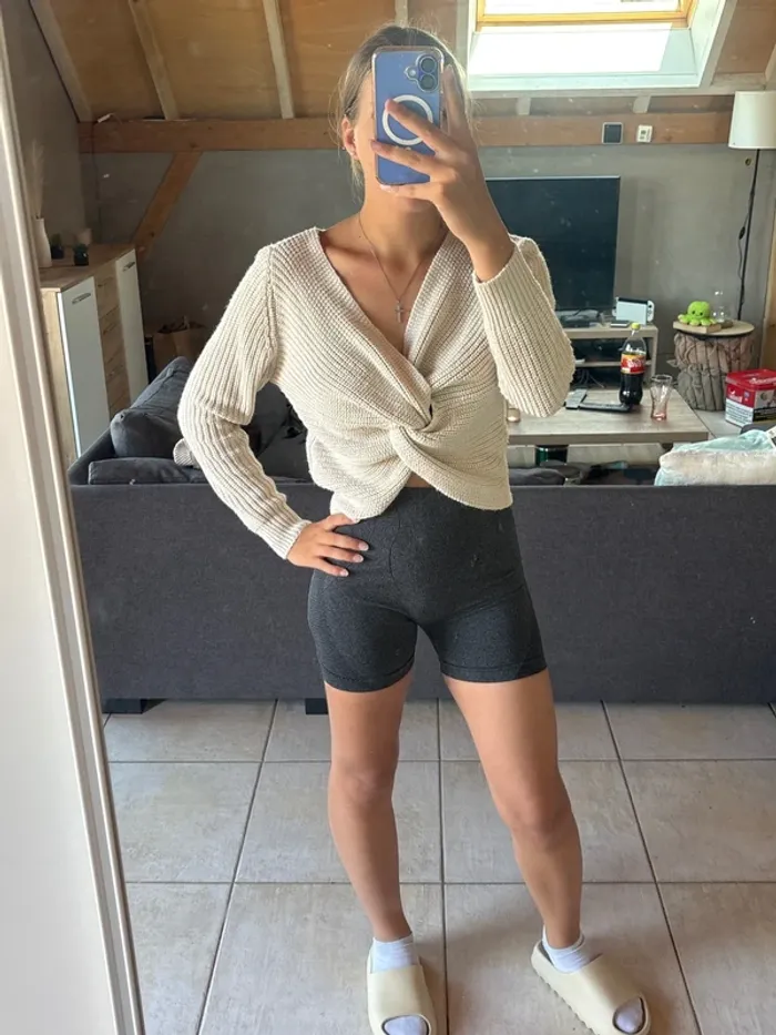 Pull en laine femme
