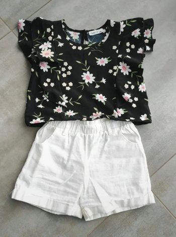 Loevia Ensemble short et top 6 ans