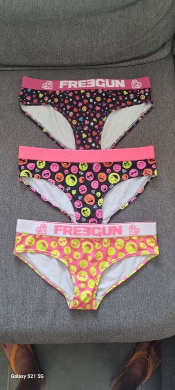 Lot de 3 culottes freegun femme