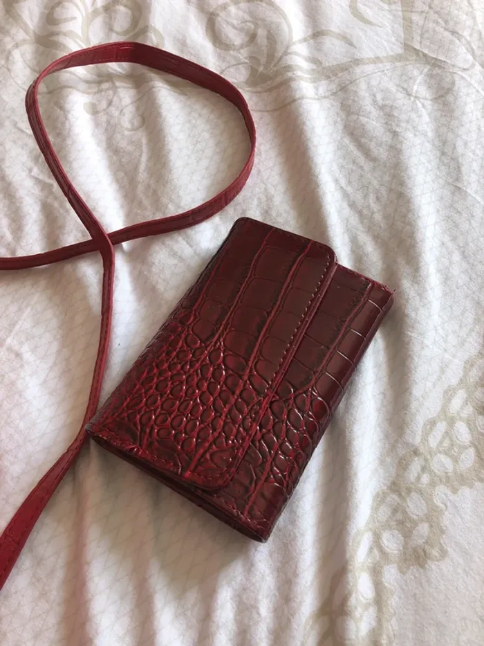 sac à bandoulière rouge - photo numéro 8