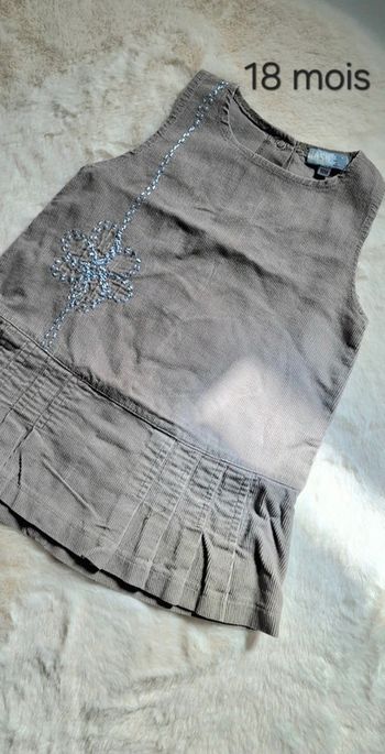 Robe velours T18mois