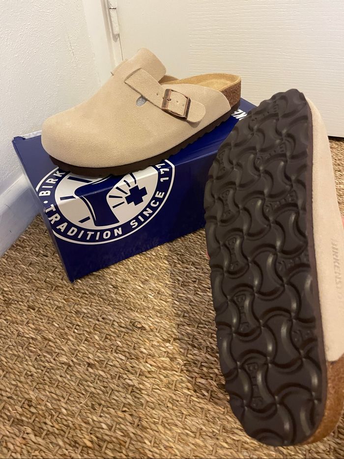 Birkenstock Boston taille 37 beige claire - photo numéro 6
