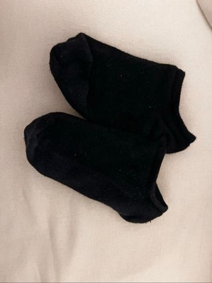 Paire de de chaussettes noires – Taille 37 – Bon état - photo numéro 2