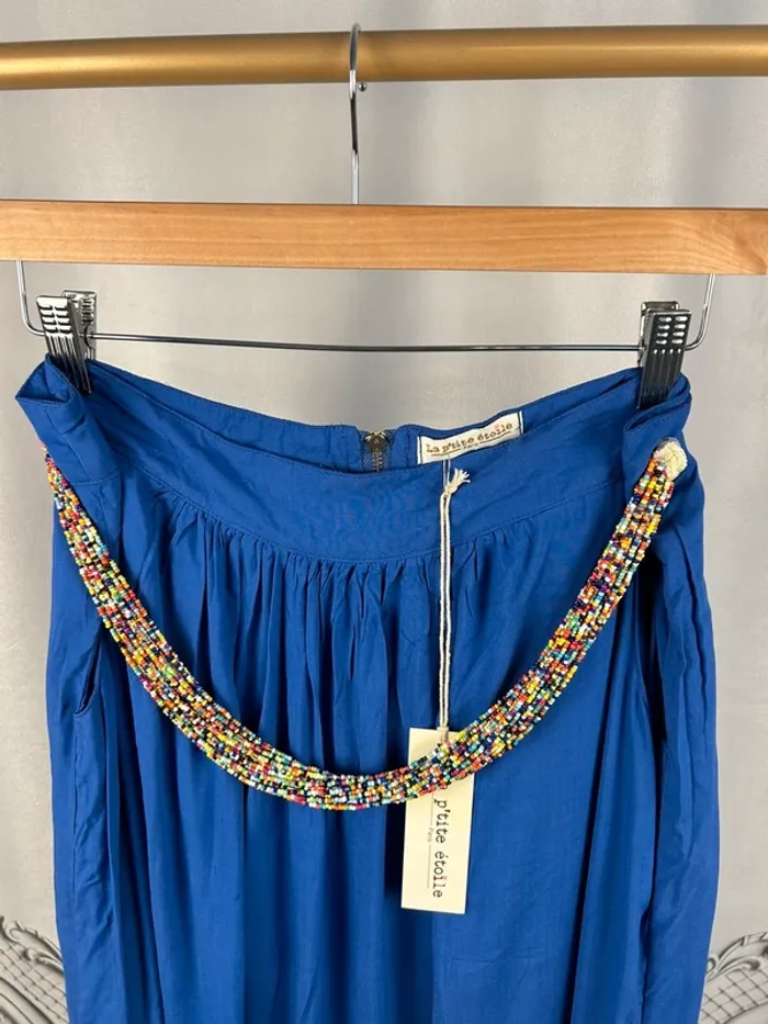 Jupe longue Bleu La P’tite étoile L neuve - photo numéro 2